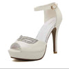 High Heels Buckle Strap Peep Toe Sandal