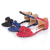 Polka Dot Bow TranspierceBrief Hasp Sandal