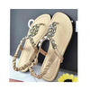 Women Sandals Flat Heel Rhinestone